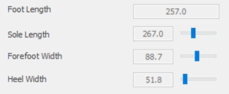 3. Sole Profile Size