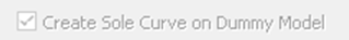 6. Create Sole Curve on Dummy Model