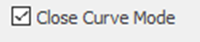 2. Close curve Mode