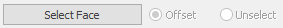 2. Select Face Offset/Reset