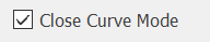 2. Close Curve Mode