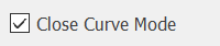 3. Close curve Mode