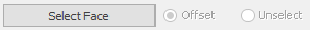 2. Select Face Offset/Reset