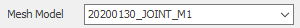 1. Select Mesh Model