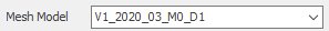 1. Select Mesh Model
