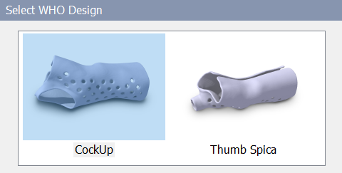 2. Select WHO Design